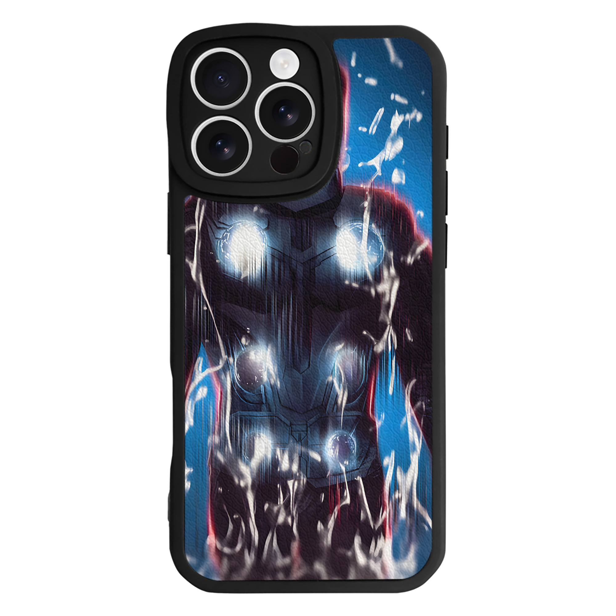 （画像用） アベンジャーズ The Avengers 【iPhone 16シリーズ対応】シリコンスマホケース（レザー調） 材質：シリコン
